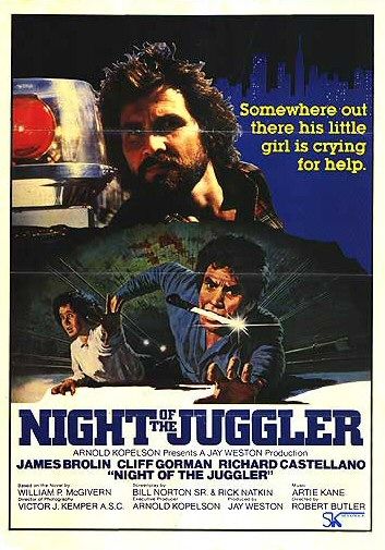 Постер - Night of the Juggler: 353x505 / 55 Кб