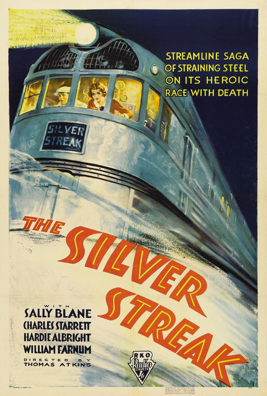 Постер - The Silver Streak: 1009x1500 / 316 Кб