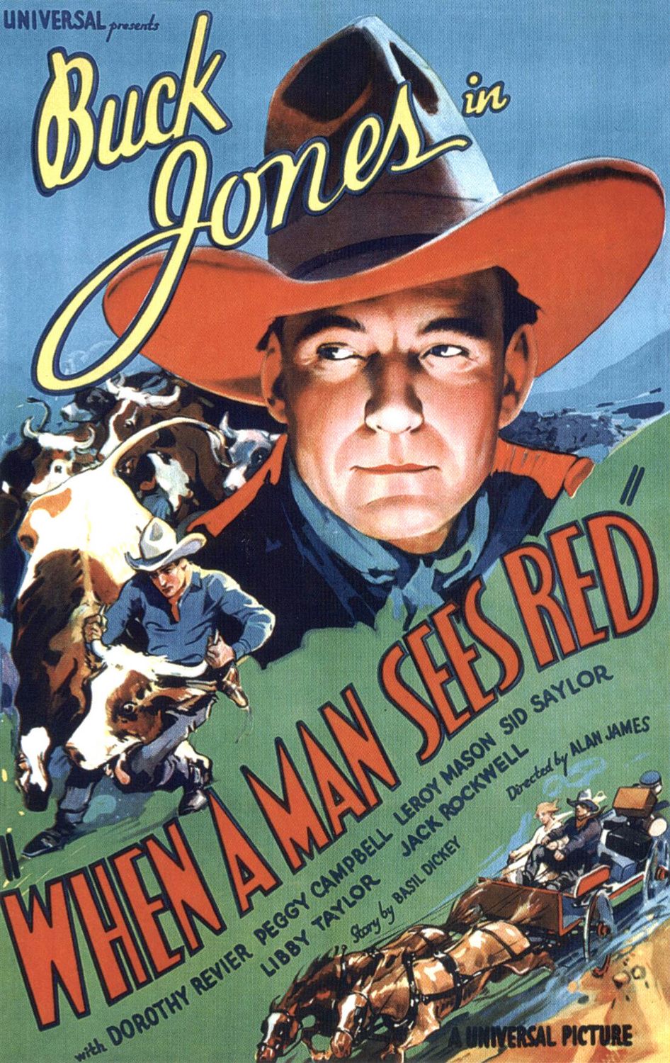 Постер - When a Man Sees Red: 946x1500 / 361 Кб