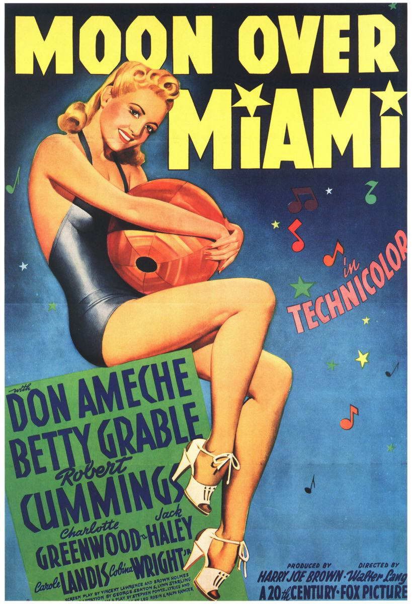 Постер - Moon Over Miami: 819x1200 / 187 Кб