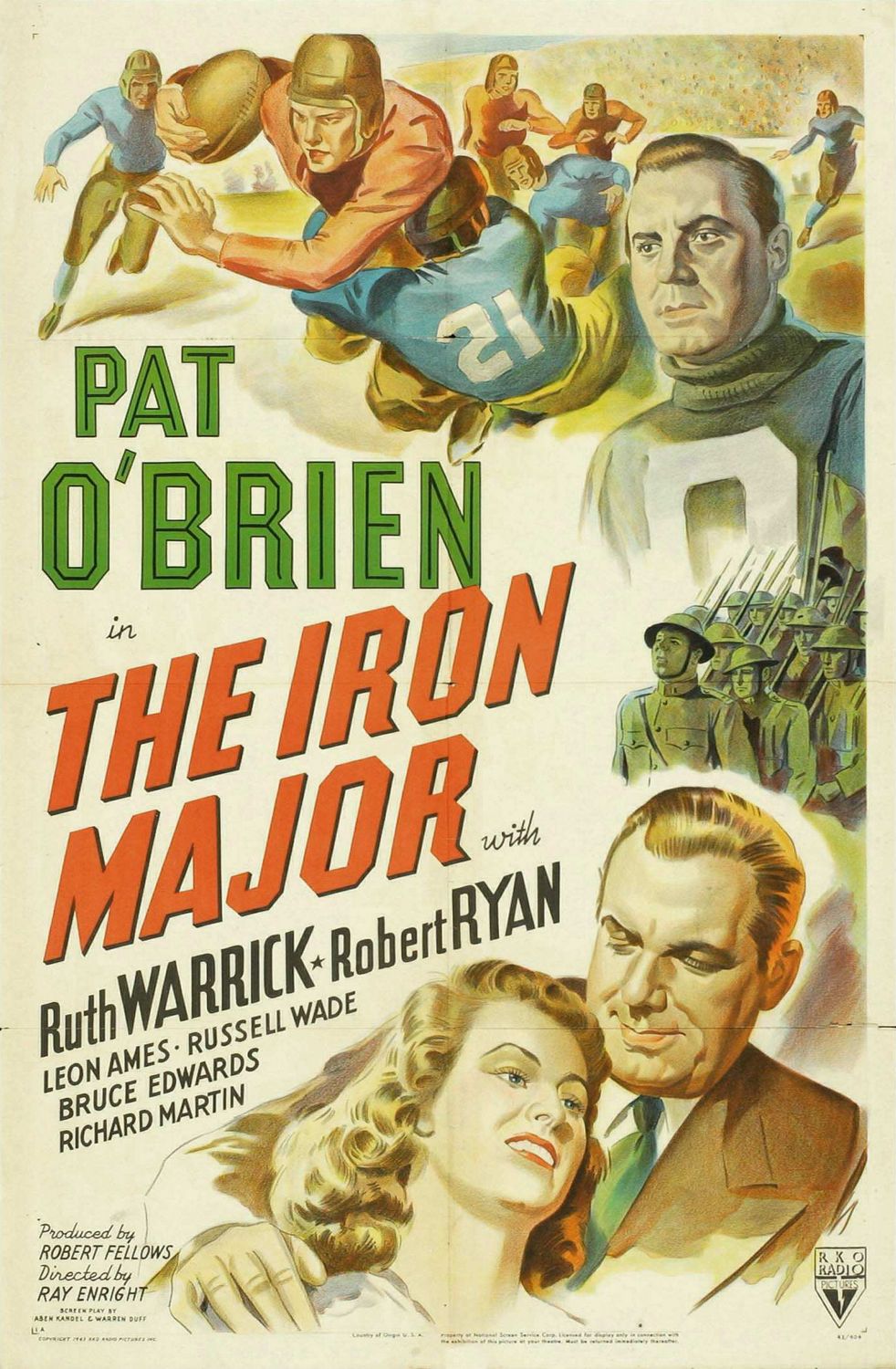 Постер - The Iron Major: 982x1500 / 274 Кб