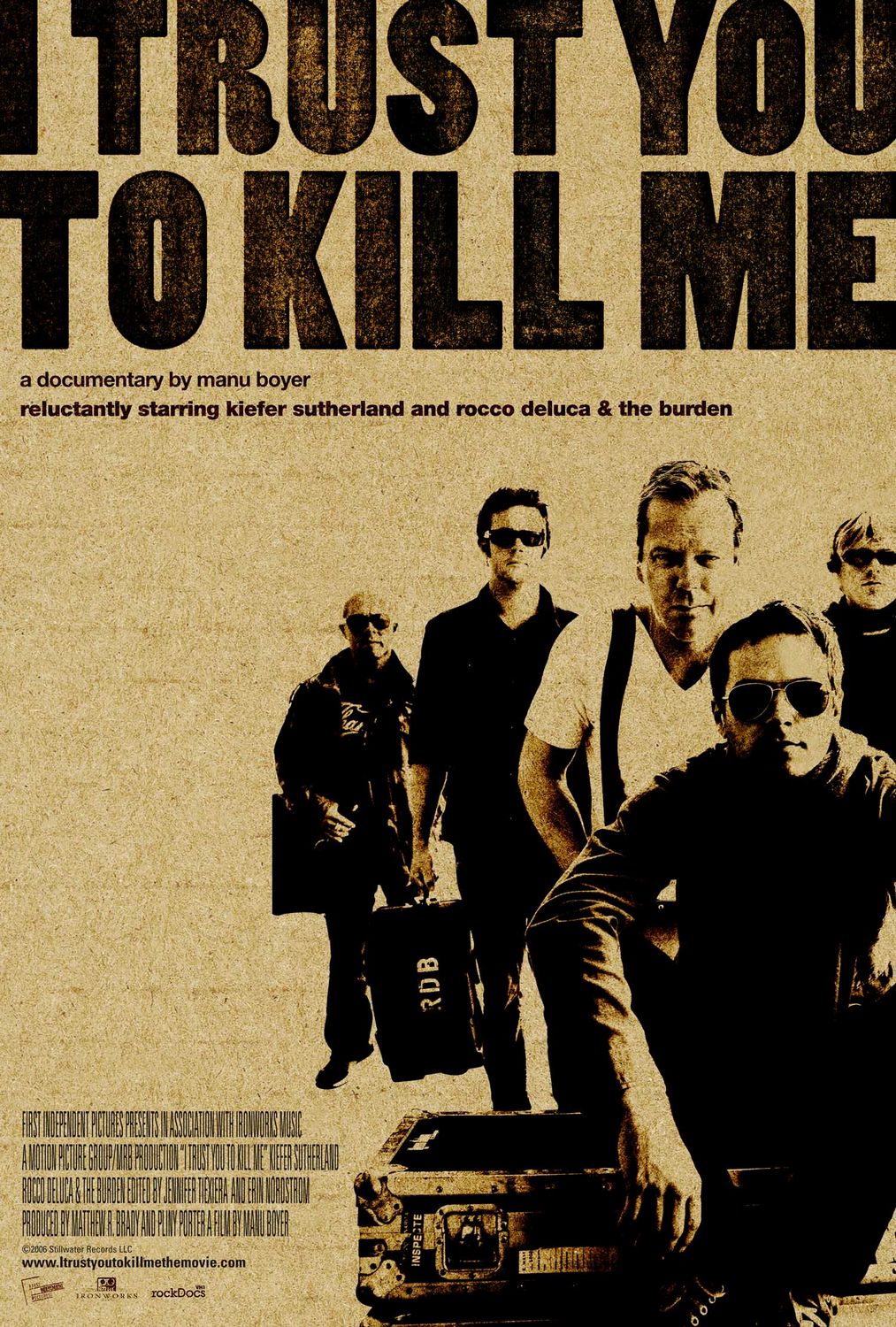 Постер - I Trust You to Kill Me: 1013x1500 / 432 Кб