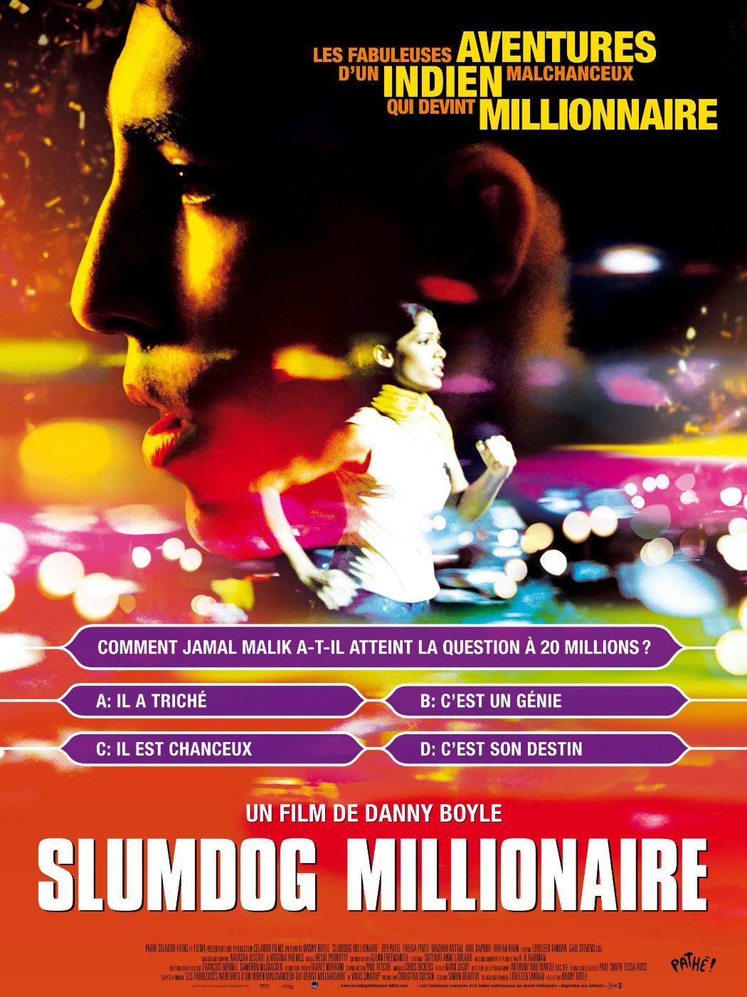 Постер - Миллионер из трущоб: 1050x1400 / 233 Кб