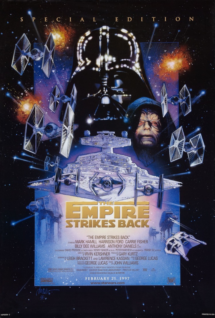 Постер - Звездные войны: Эпизод 5 - Империя наносит ответный удар: 750x1106 / 321.96 Кб